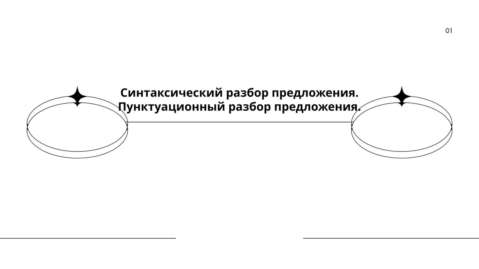 Синтаксический разбор предложения 1