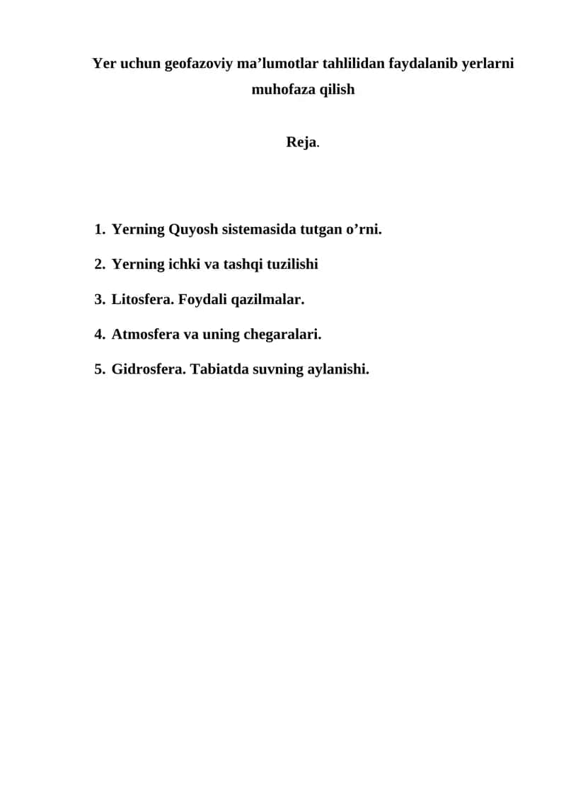Geofazoviy ma’lumotlar tahlili 1