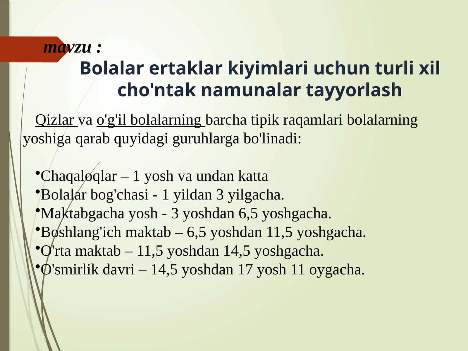 Bolalar ertaklar kiyimlari uchun turli xil cho'ntak namunalar tayyorlash 1