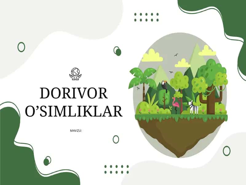 Dorivor o'simliklar 1