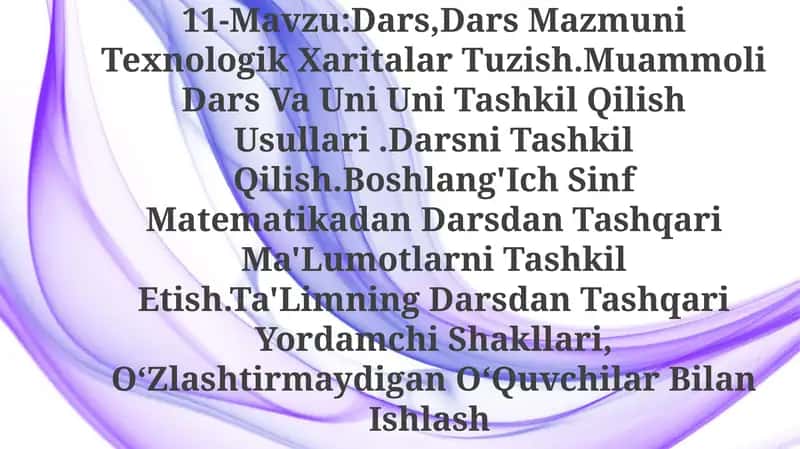 Dars Xaritalari 1