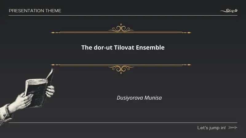 The dor-ut Tilovat Ensemble 1