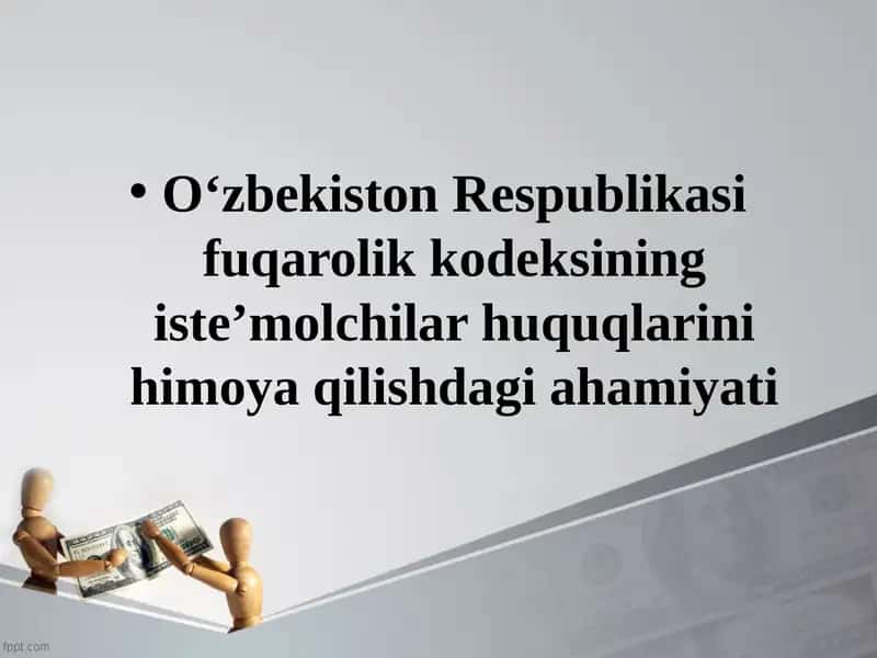Oʻzbekiston Respublikasi fuqarolik kodeksi 1