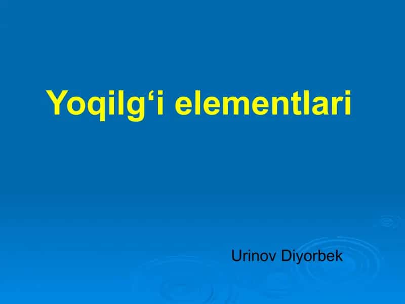 Neft va Tabiiy Gaz Mahsulotlari 1
