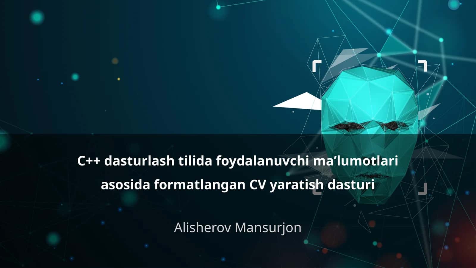 CV yaratish dasturi 1