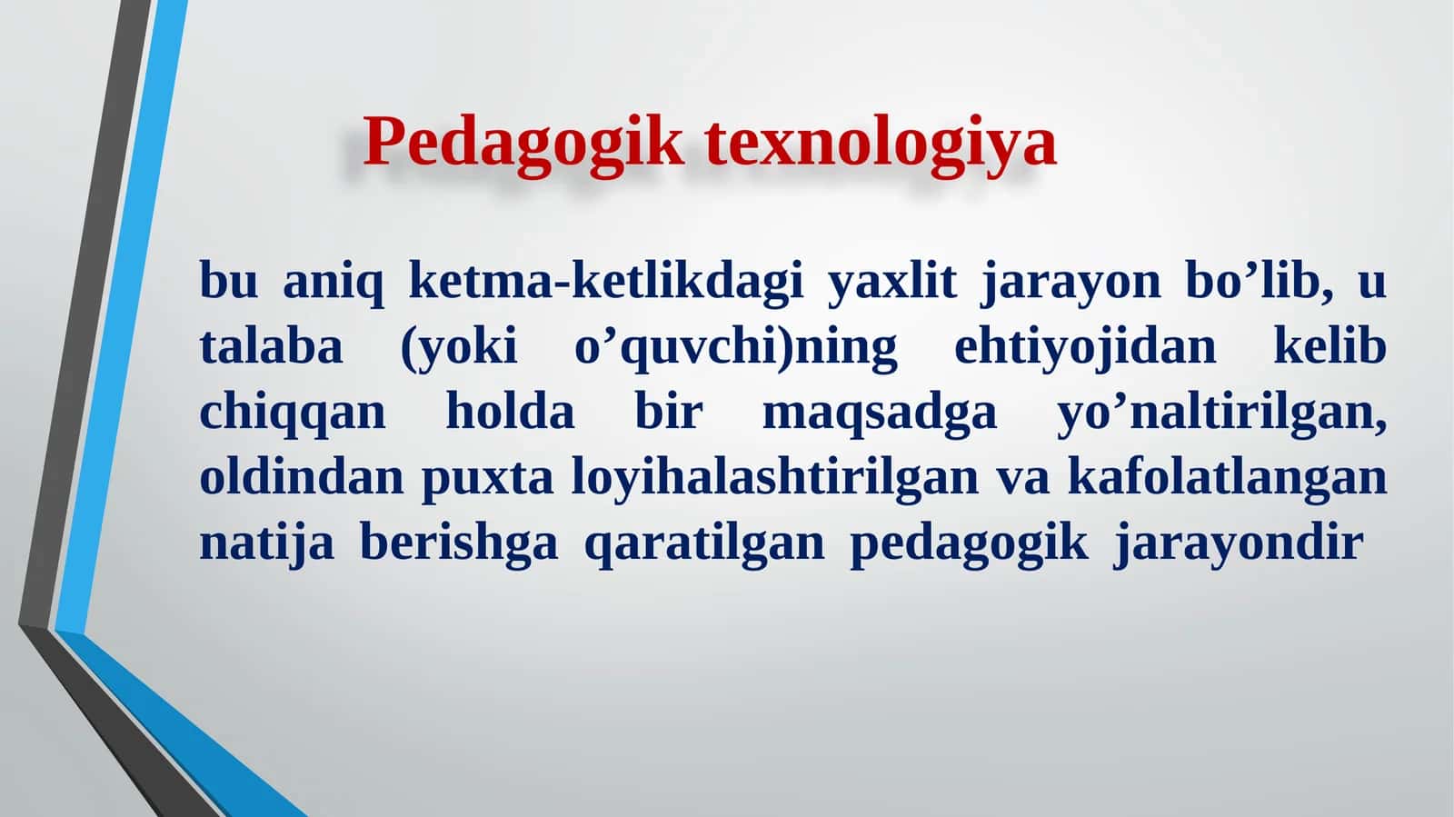 Pedagogik texnologiya 1