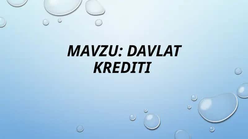 Davlatkrediti 1
