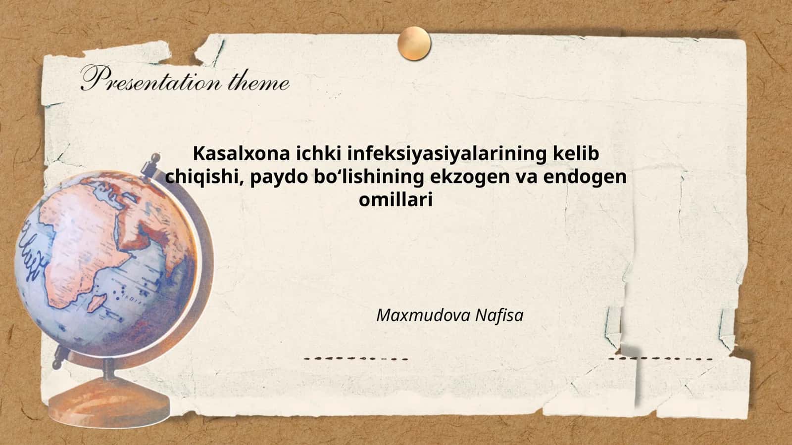 Kasalxona ichki infeksiyasiyalarini o'rganish 1