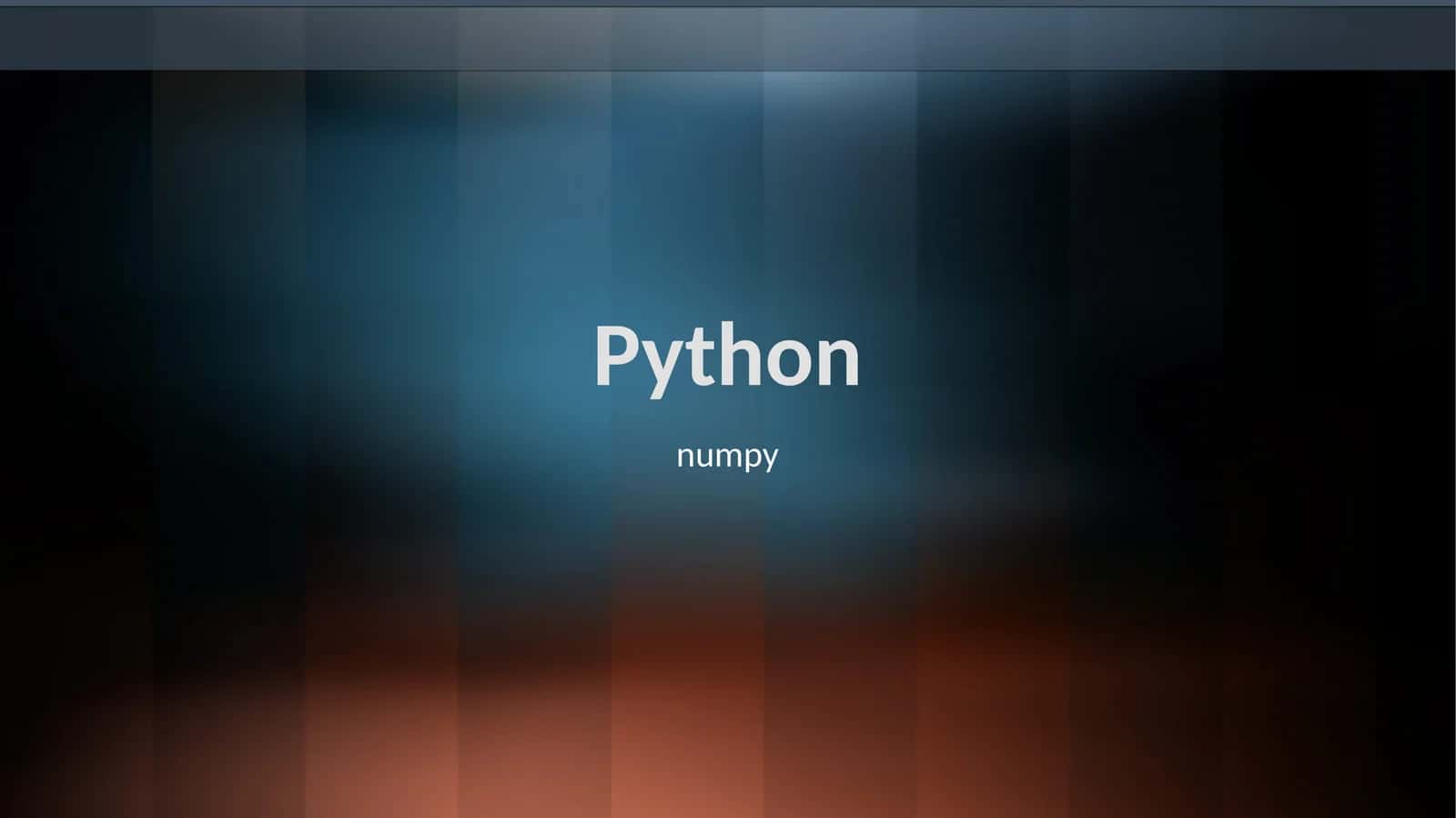 NumPy 1