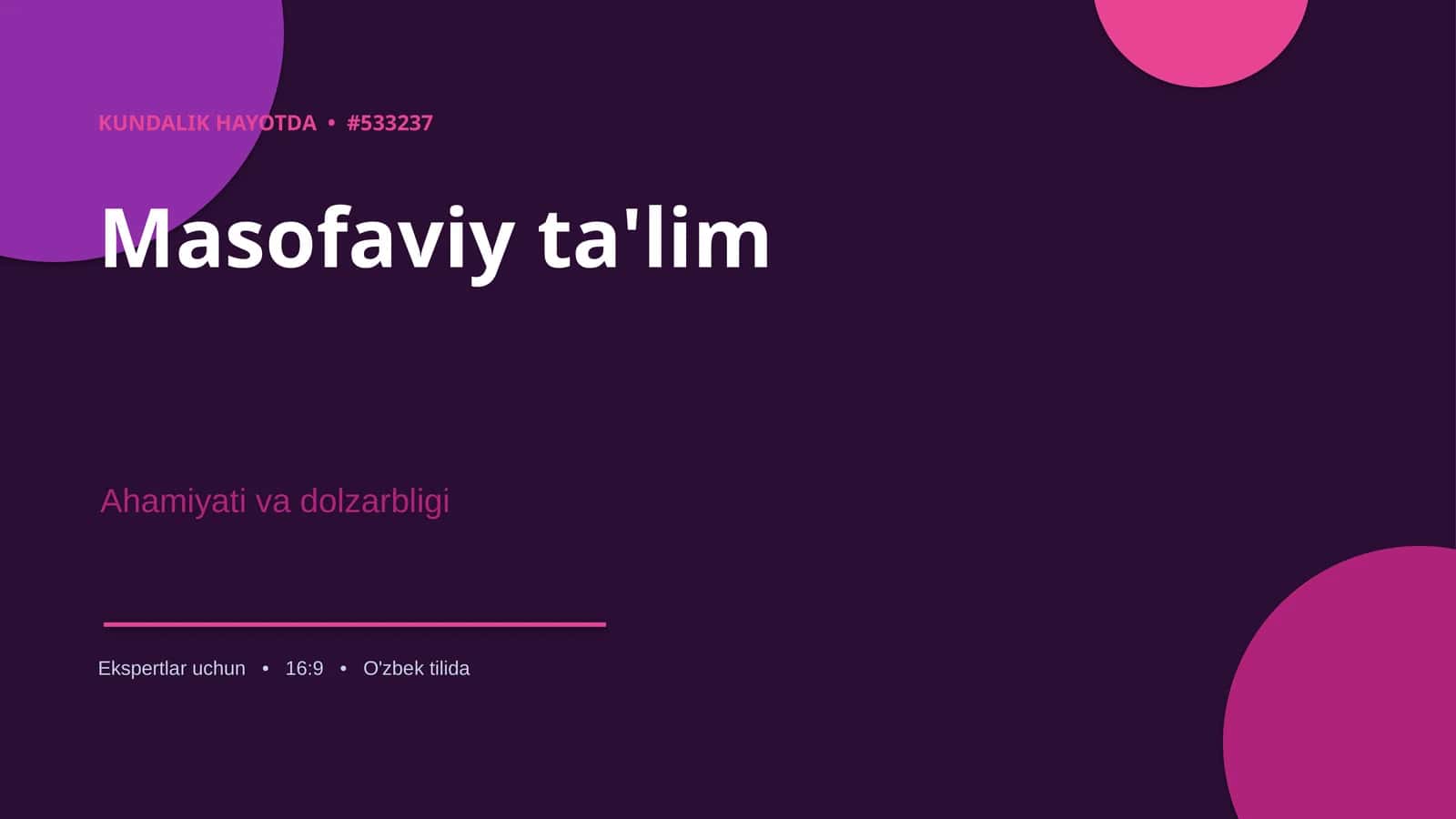 Kundalik Hayotda 1