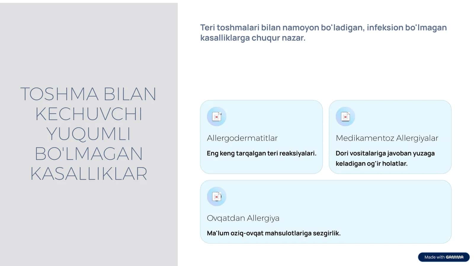 Allergodermatitlar Turlari va Sabablari 1