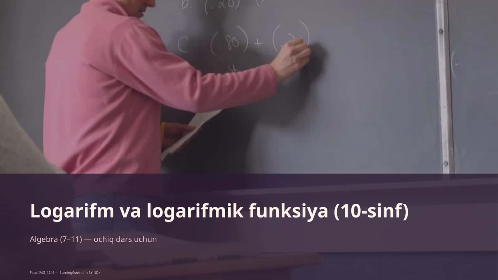 Algebra (10 sinf) 1