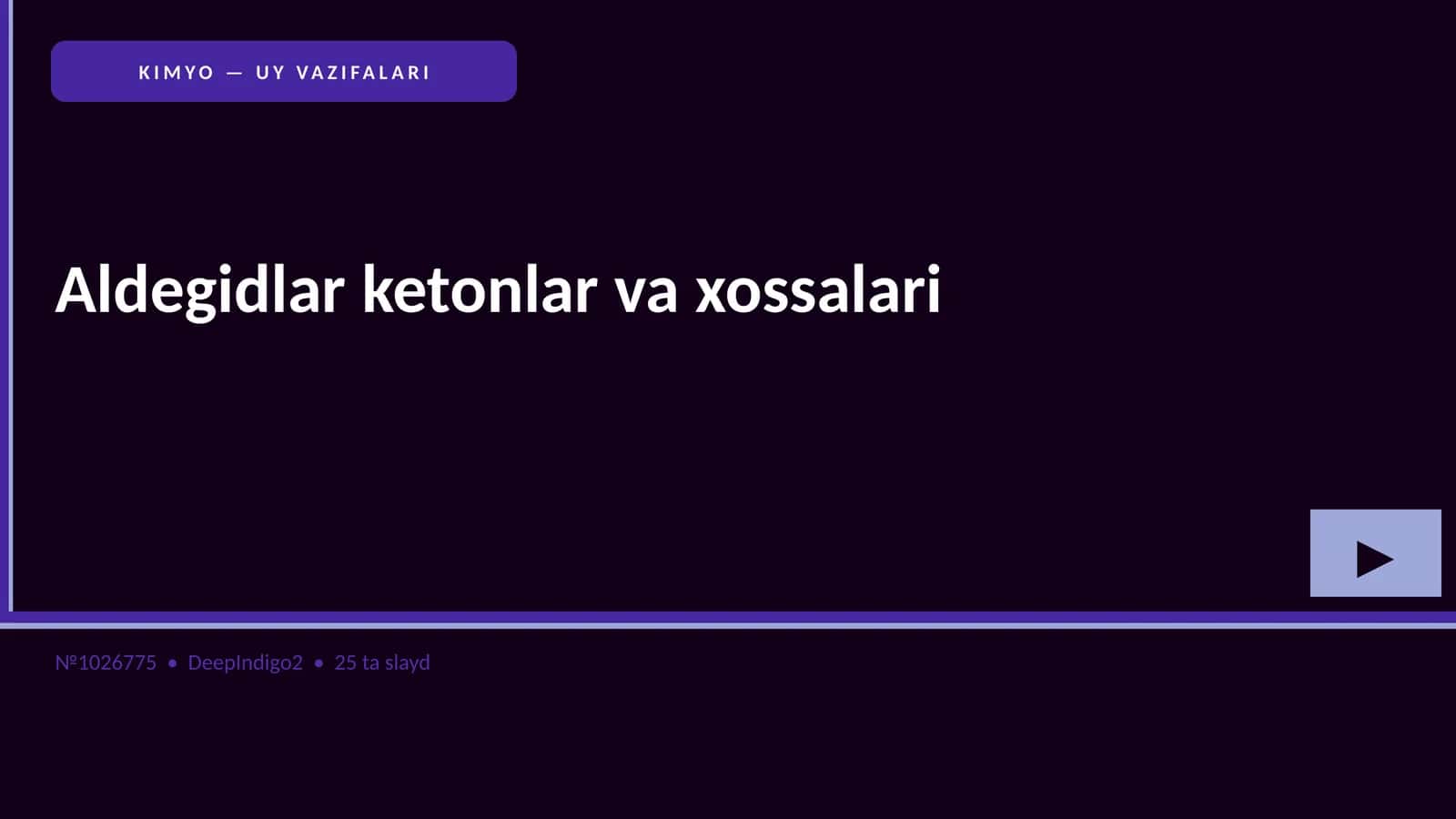 Aldegidlar ketonlar va xossalari 1