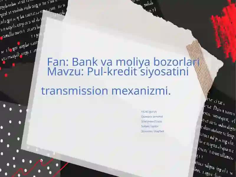 Pul-kreditsiyosatini 1