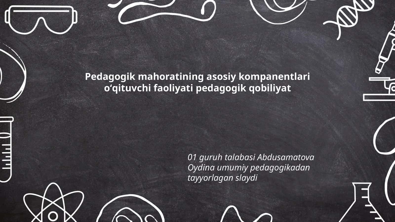 Pedagogik mahorat tushunchasi 1
