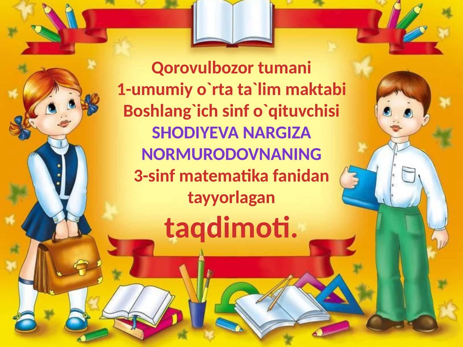 Tabiatning ne’matiko’p 1