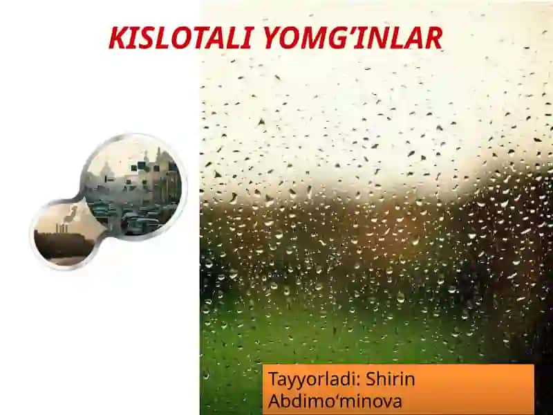 Kislotaliyomg’inlar 1