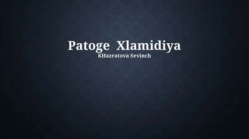 Patoge Xlamidiya 1