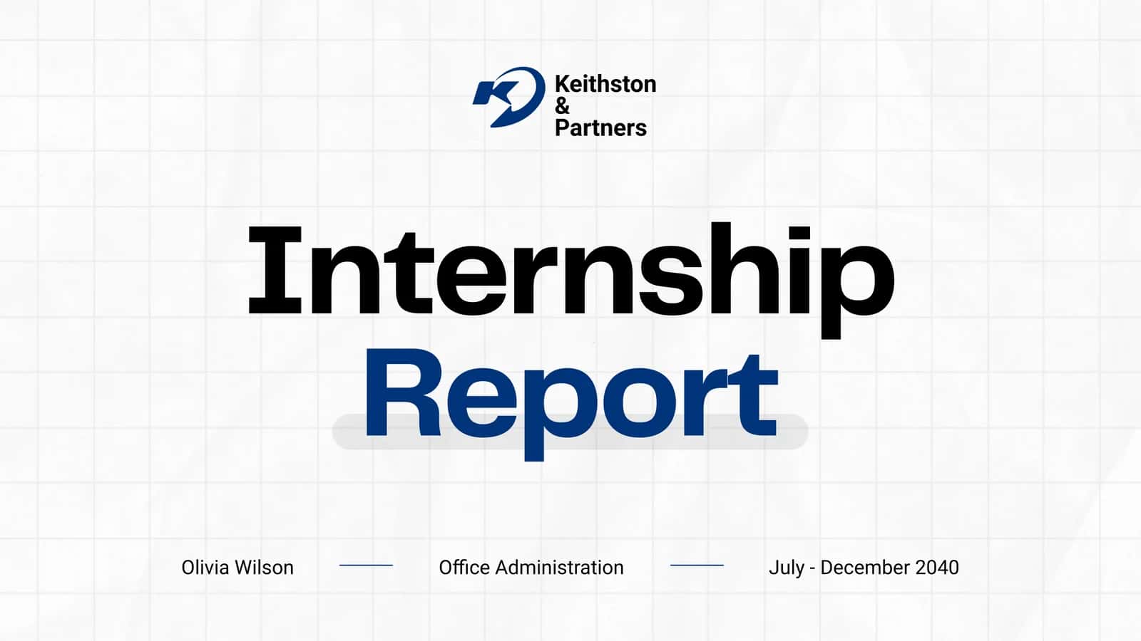 Office Administration Internship Report 1
