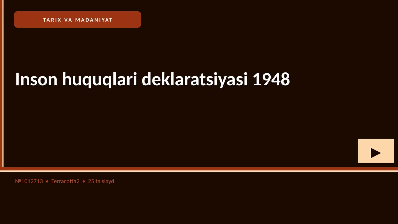 Inson huquqlari deklaratsiyasi 1948 1