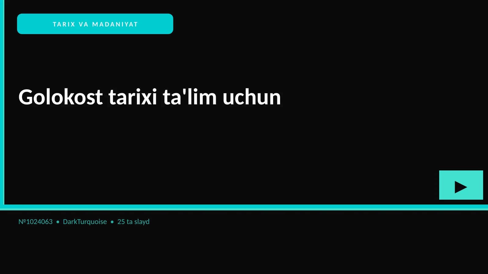 Golokost tarixi ta'lim uchun 1