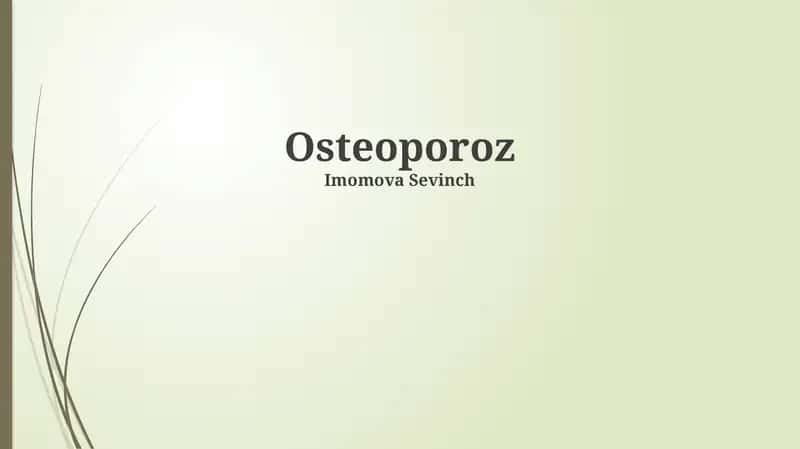 Osteoporoz 1