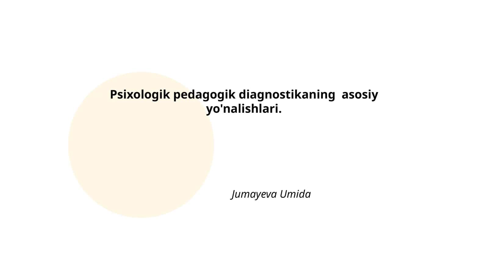 Psixologik pedagogik diagnostika 1