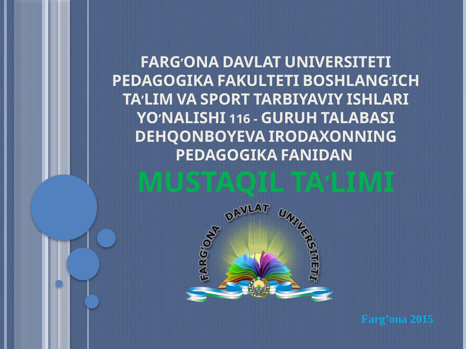 Qur`oniKarimvaHadislardata'lim-tarbiya 1