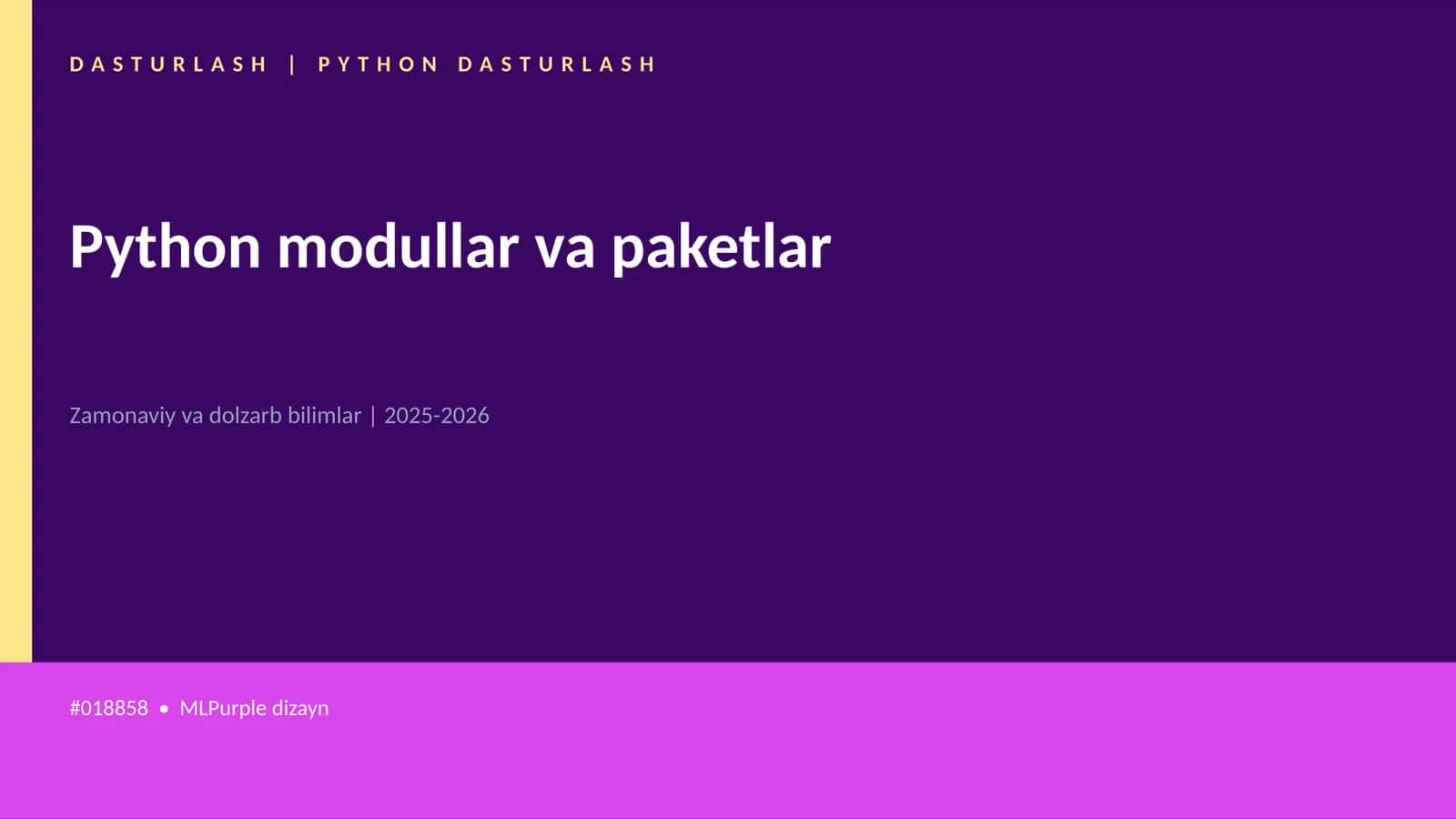 DASTURLASH | PYTHON DASTURLASH 1