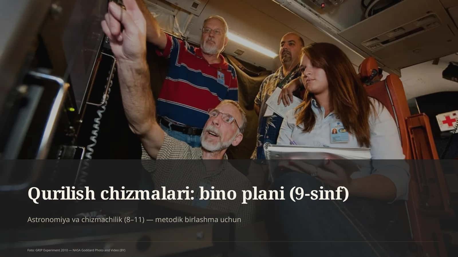 Qurilish chizmalari: bino plani (9-sinf) 1