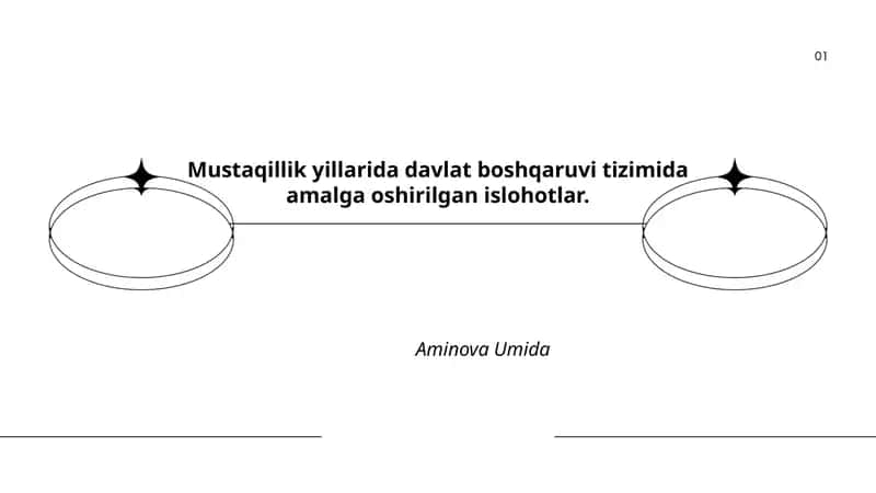 Mustaqillik yillarida davlat boshqaruvi tizimida amalga oshirilgan islohotlar 1