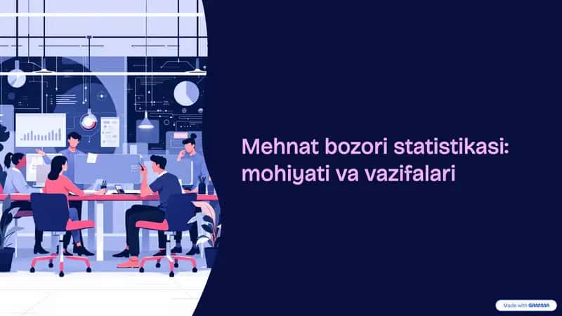 Mehnat bozori statistikasi: mohiyati va vazifalari 1