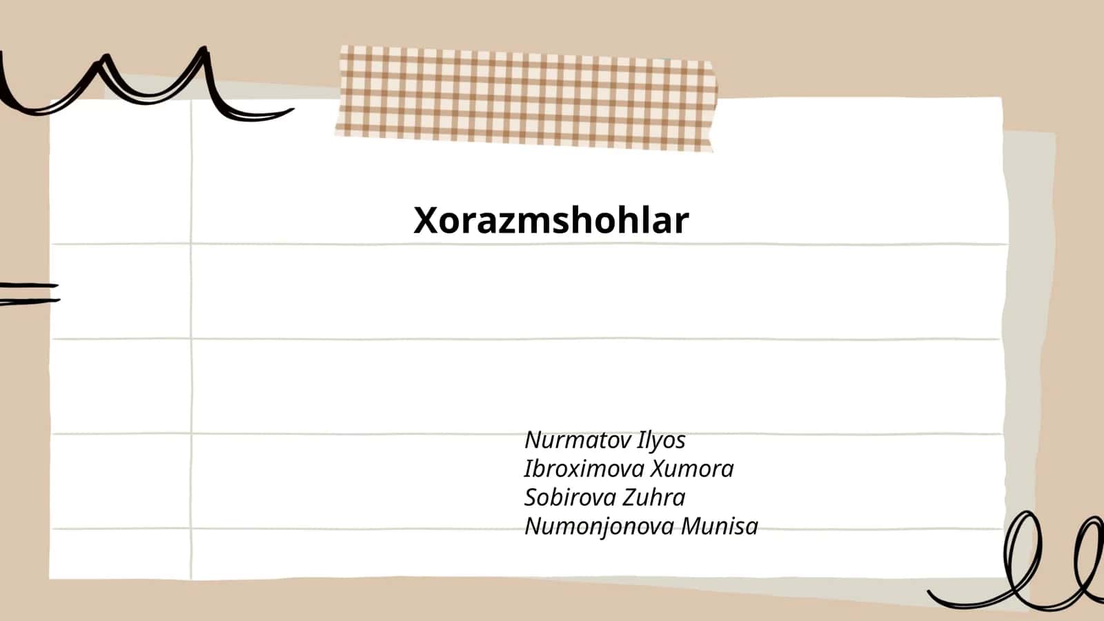 Xorazmshohlar tarixi va shakllanishi 1