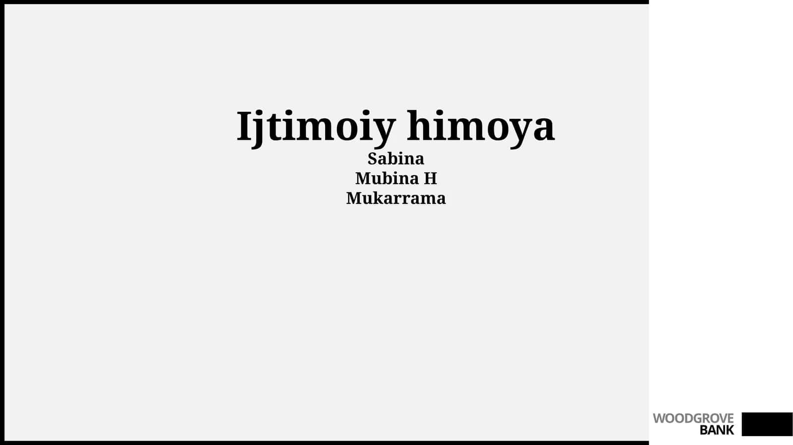 Ijtimoiy himoya 1