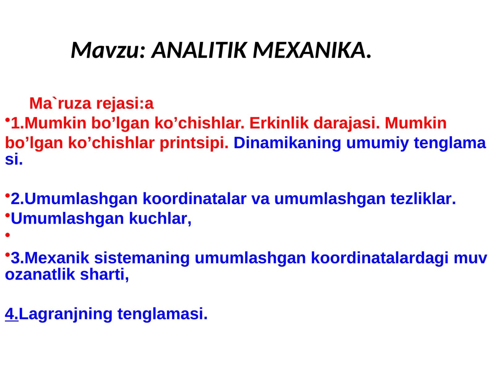 ANALITIK MEXANIKA 1