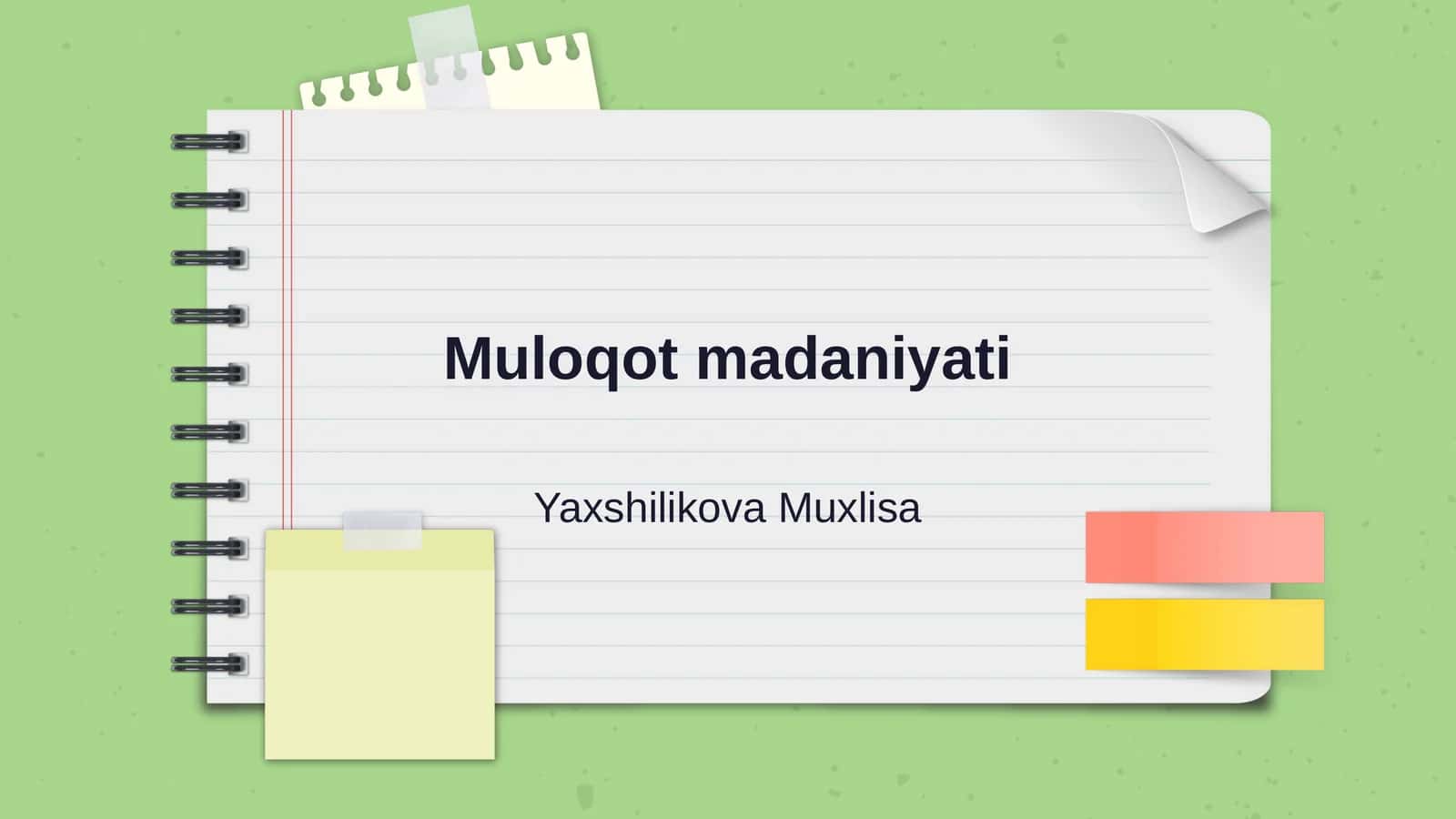 Muloqot madaniyati 1