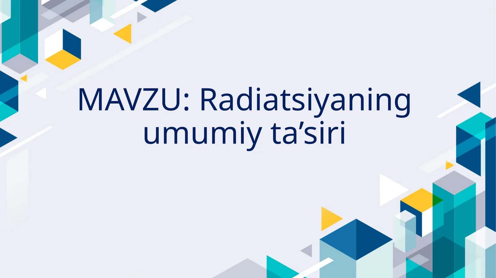 Radiobiologiya 1