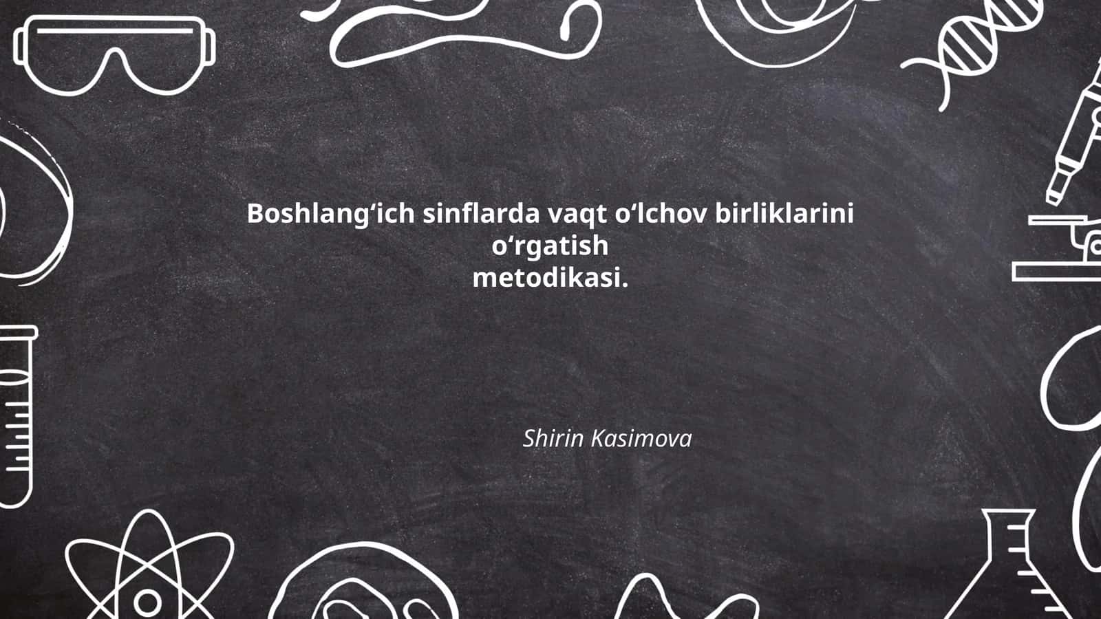 Boshlang‘ich sinflarda vaqt о‘lchov birliklarini о‘rgatish metodikasi 1
