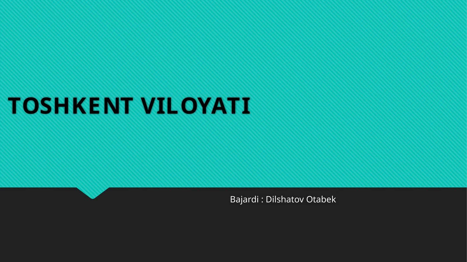 Toshkent Viloyati 1