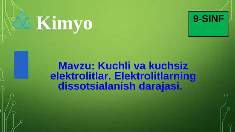 Kimyo 1