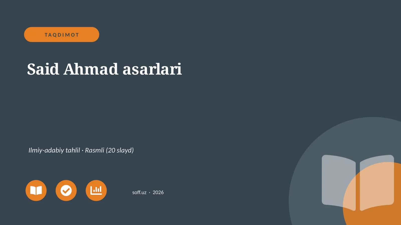 Said Ahmad asarlari 1