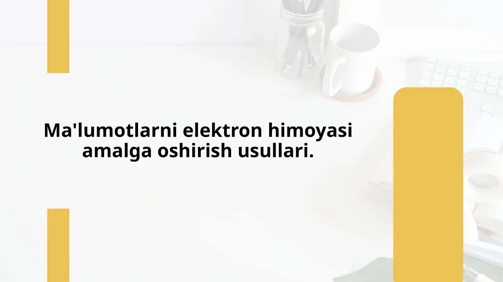 Ma'lumotlarni shifrlash texnologiyalari va usullari 1