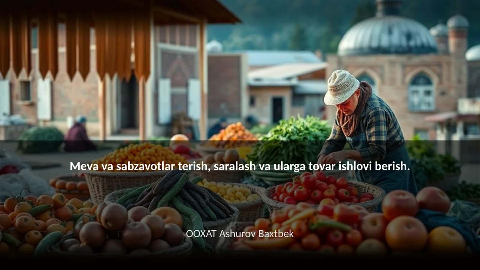 Meva va sabzavotlar terish 1