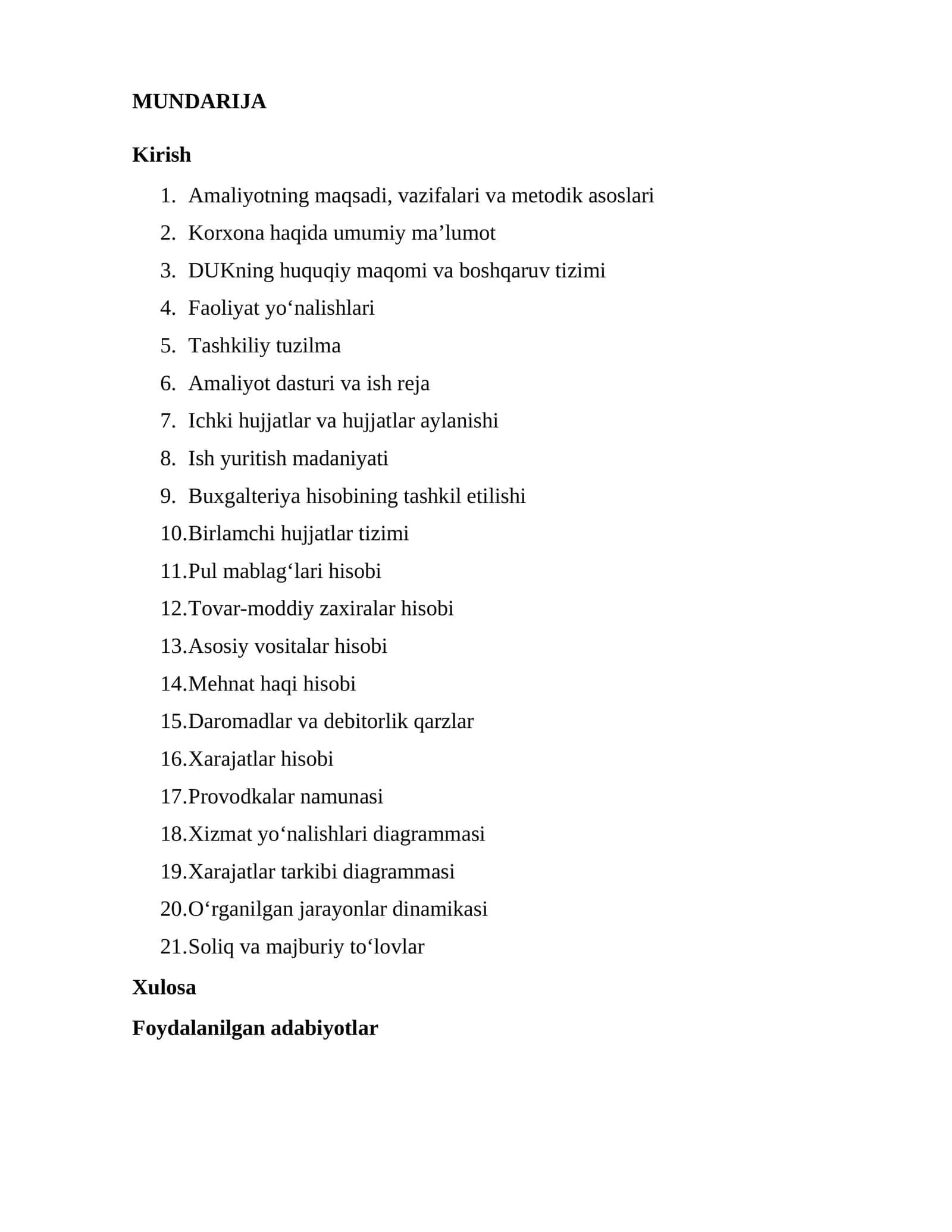 Obodonlashtirish Toza hudud DUK Toza hudud DUK amaliyot hisobot 1