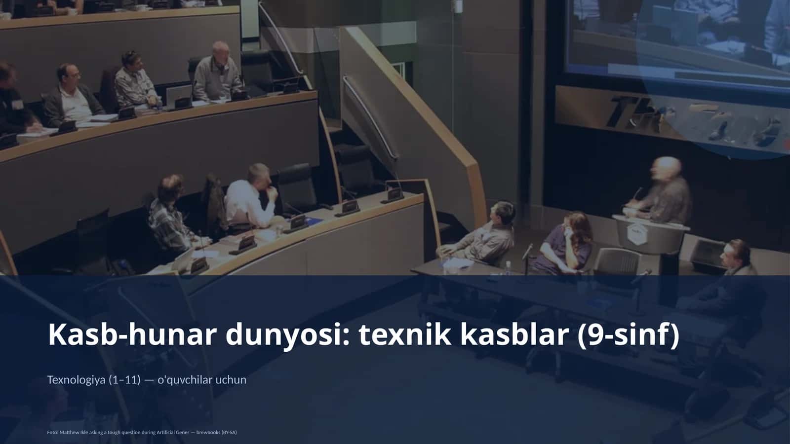 Kasb-hunar dunyosi: texnik kasblar (9-sinf) 1