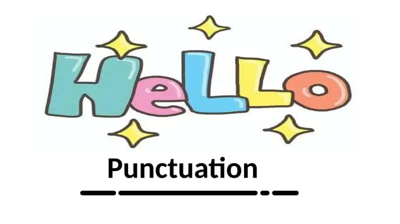Punctuation 1