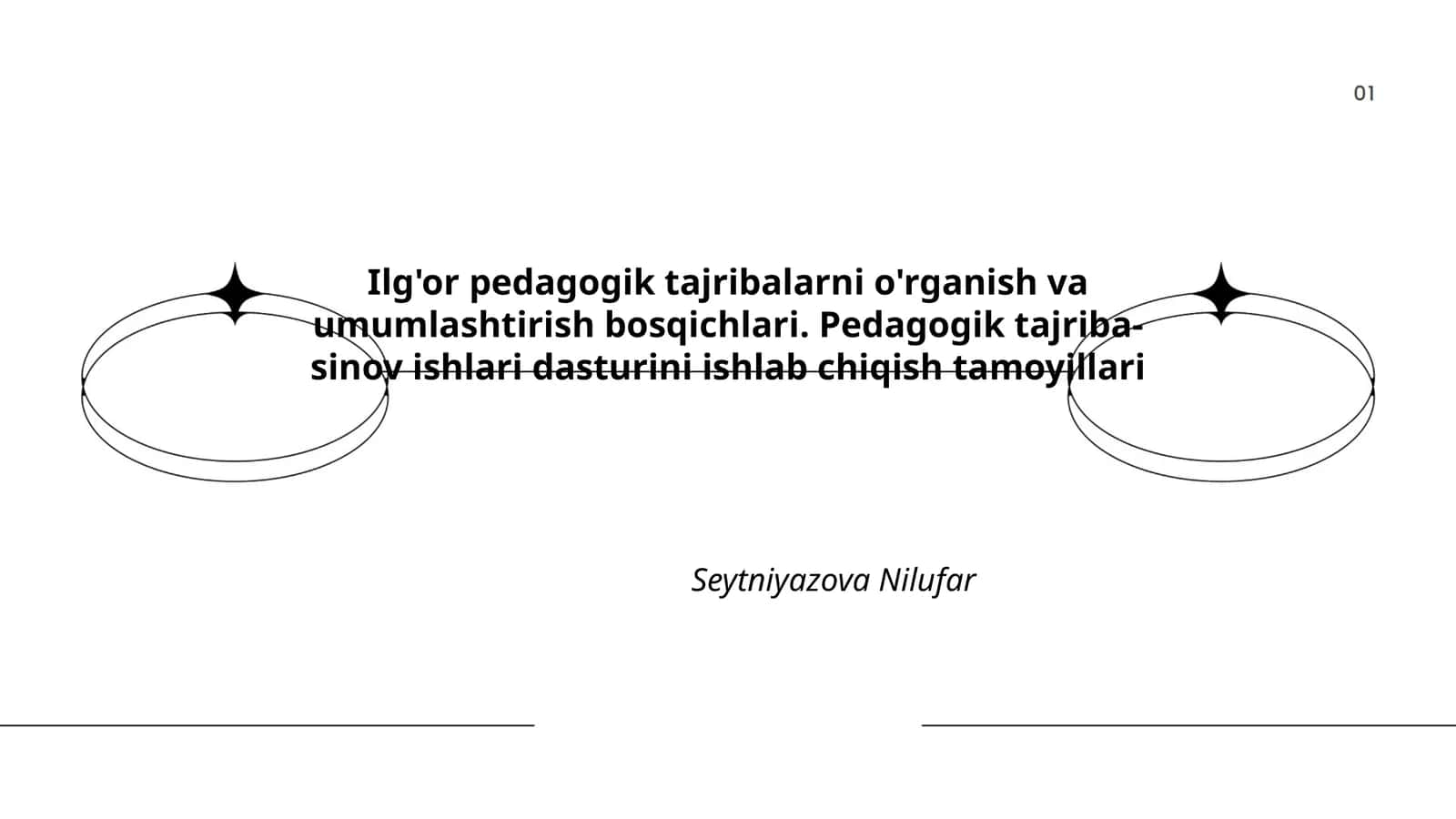 Ilg'or pedagogik tajribalarni aniqlash va tanlash mezonlari 1