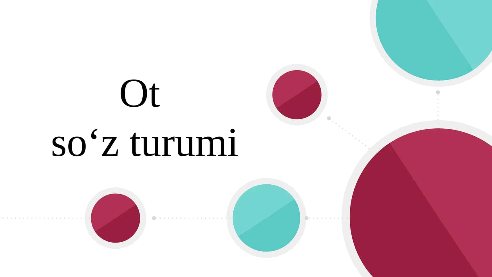 Ot so'z turumi 1