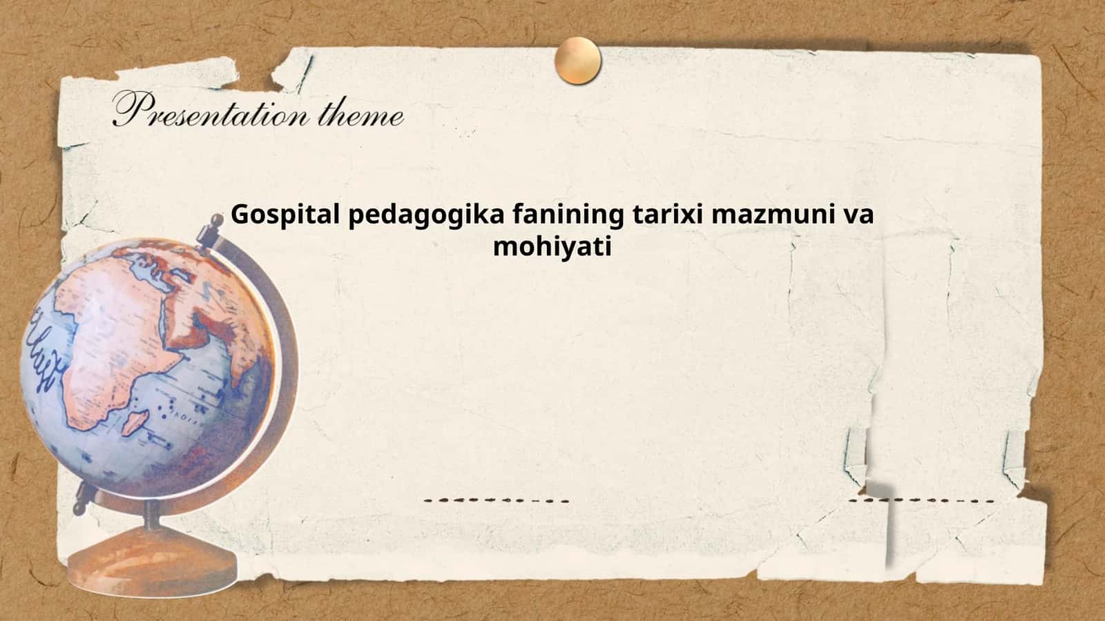 Gospital pedagogika fanining tarixi mazmuni va mohiyati 1