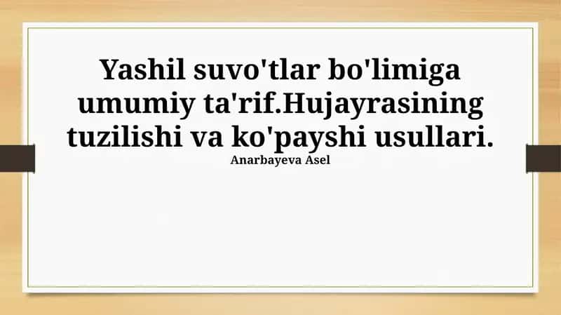 Zigota va uning rivojlanishi 1